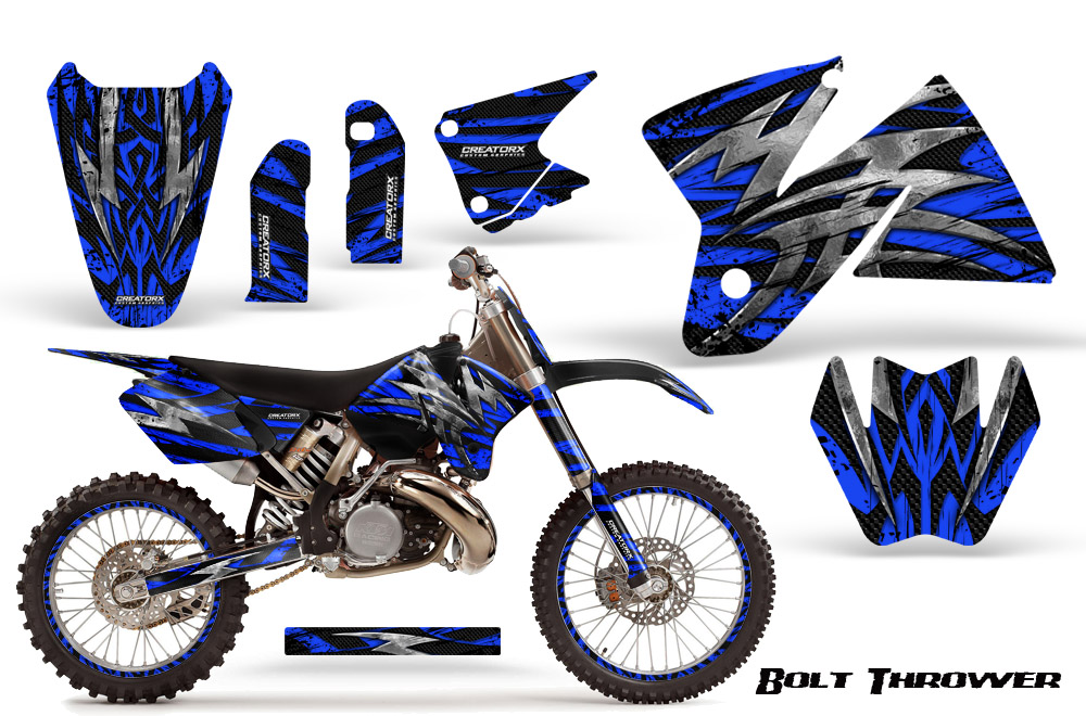 KTM C2 Graphics Kit Bolt Thrower Blue NP Rims